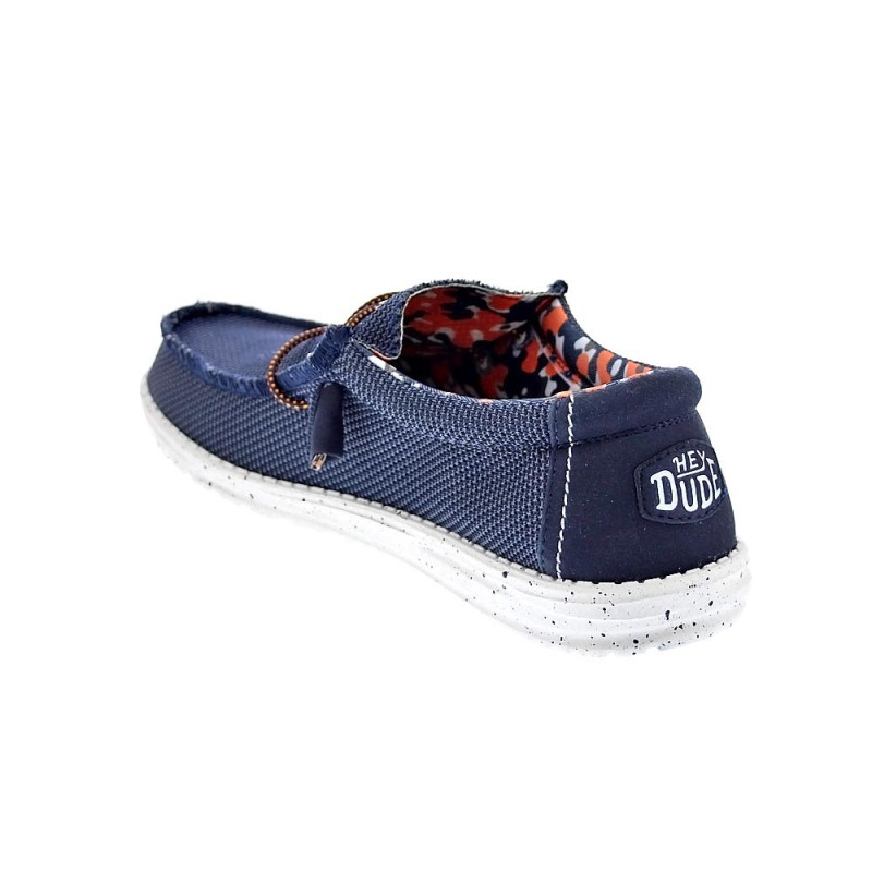 Mocasines Hey Dude zapatos Hombre modelo Wally Sox Azul 