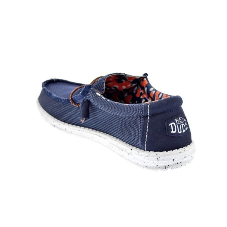 Mocasines Hey Dude zapatos Hombre modelo Wally Sox Azul 