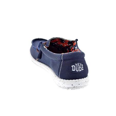 Mocasines Hey Dude zapatos Hombre modelo Wally Sox Azul 