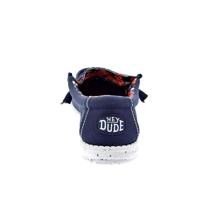 Mocasines Hey Dude zapatos Hombre modelo Wally Sox Azul 