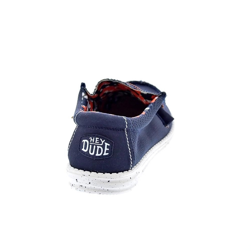 Mocasines Hey Dude zapatos Hombre modelo Wally Sox Azul 