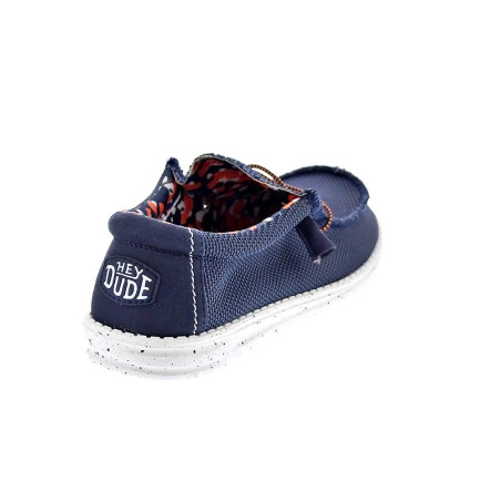 Mocasines Hey Dude zapatos Hombre modelo Wally Sox Azul 