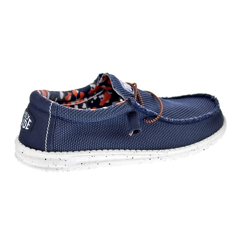 Mocasines Hey Dude zapatos Hombre modelo Wally Sox Azul 