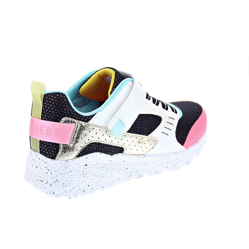 Zapatillas Skechers zapatos Niña modelo Uno Lite Plata 