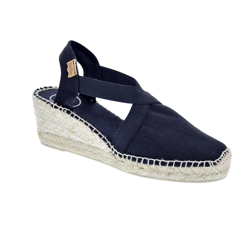 Zuecos Toni Pons zapatos Mujer modelo Ter Negro Elástico