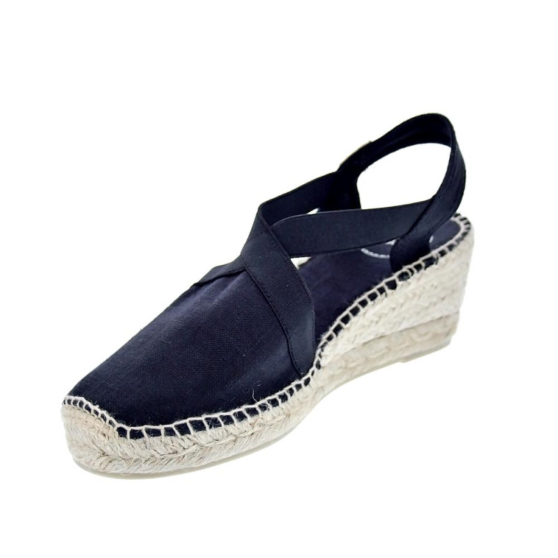 Zuecos Toni Pons zapatos Mujer modelo Ter Negro Elástico