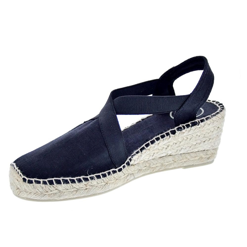 Zuecos Toni Pons zapatos Mujer modelo Ter Negro Elástico
