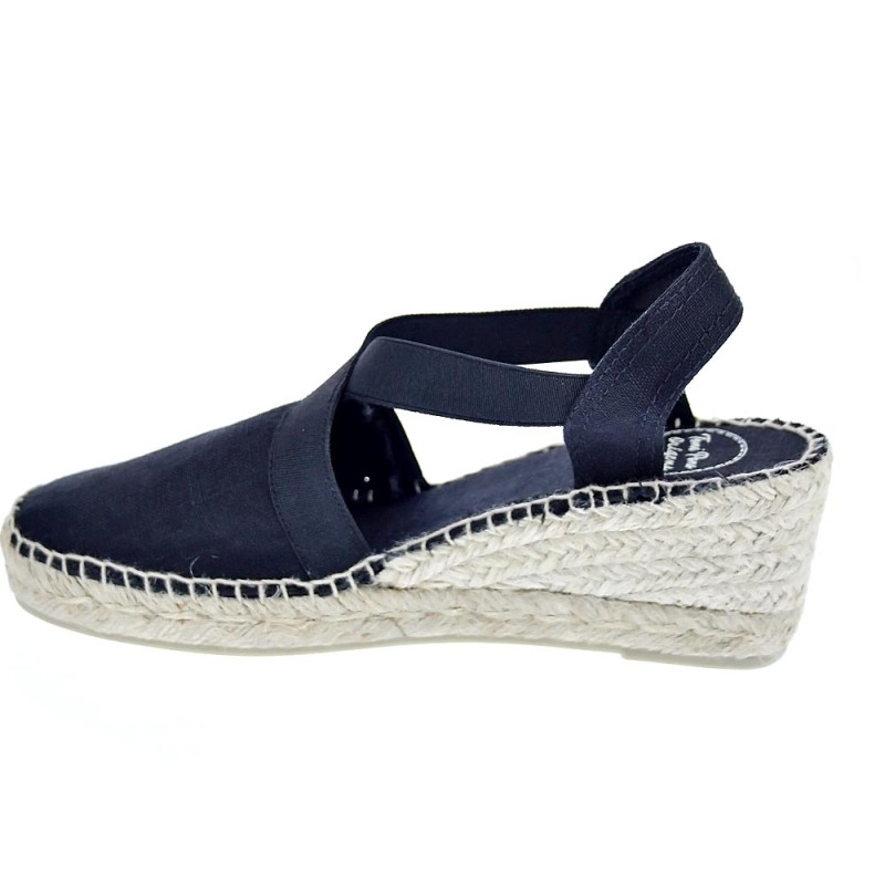 Zuecos Toni Pons zapatos Mujer modelo Ter Negro Elástico