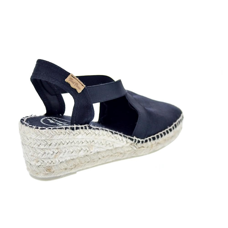 Zuecos Toni Pons zapatos Mujer modelo Ter Negro Elástico