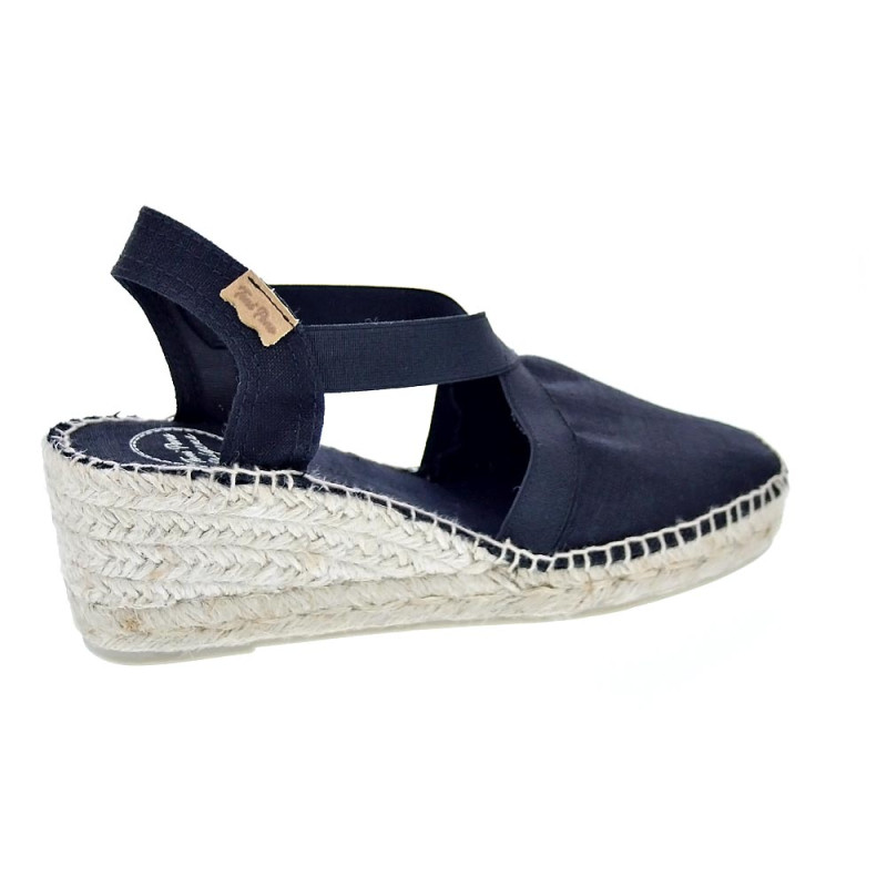 Zuecos Toni Pons zapatos Mujer modelo Ter Negro Elástico