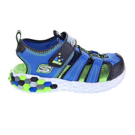 Sandalias Skechers zapatos Niño modelo Mega Splash Azul 