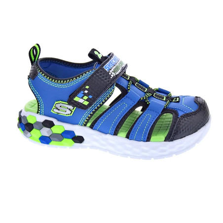 Sandalias Skechers zapatos Niño modelo Mega Splash Azul 