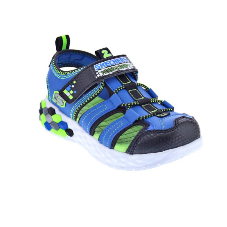 Sandalias Skechers zapatos Niño modelo Mega Splash Azul 