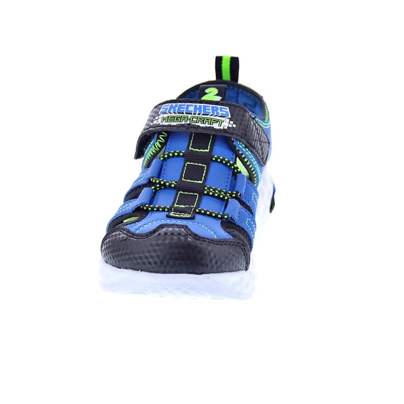 Sandalias Skechers zapatos Niño modelo Mega Splash Azul 