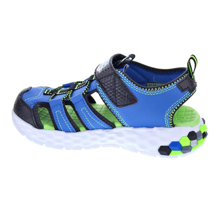 Sandalias Skechers zapatos Niño modelo Mega Splash Azul 