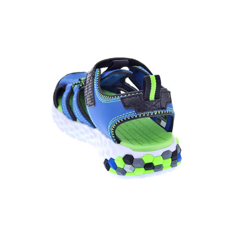 Sandalias Skechers zapatos Niño modelo Mega Splash Azul 