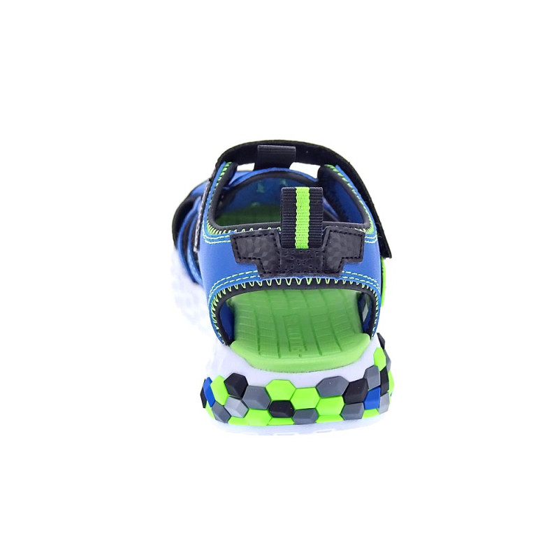Sandalias Skechers zapatos Niño modelo Mega Splash Azul 