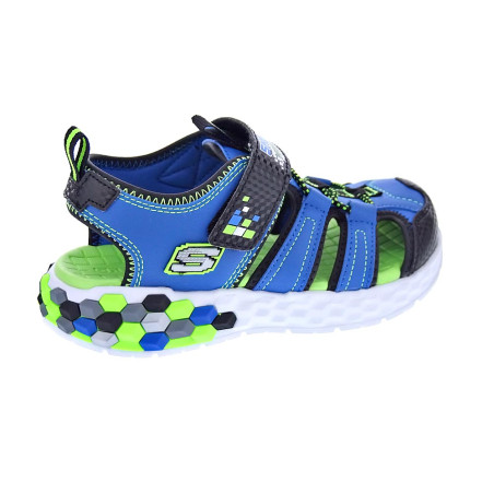Sandalias Skechers zapatos Niño modelo Mega Splash Azul 