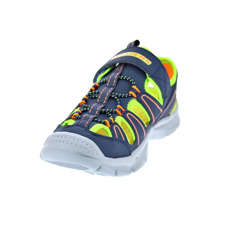 Sandalias Skechers zapatos Niño modelo Relix Valder Azul 