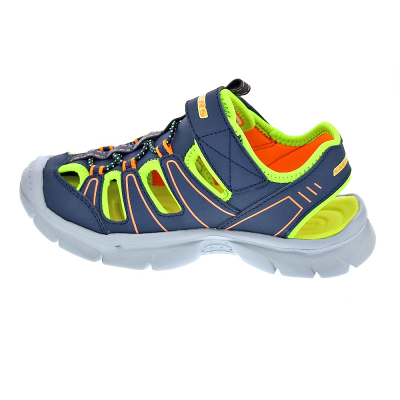 Sandalias Skechers zapatos Niño modelo Relix Valder Azul 