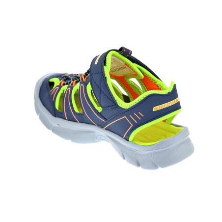 Sandalias Skechers zapatos Niño modelo Relix Valder Azul 