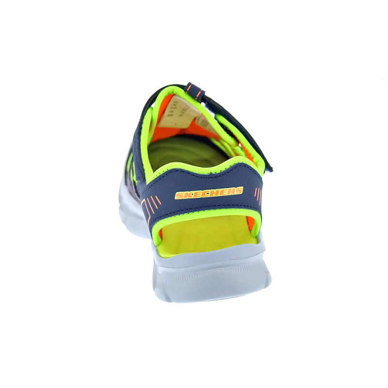 Sandalias Skechers zapatos Niño modelo Relix Valder Azul 