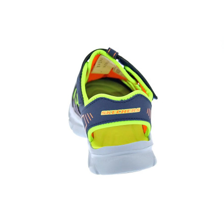 Sandalias Skechers zapatos Niño modelo Relix Valder Azul 