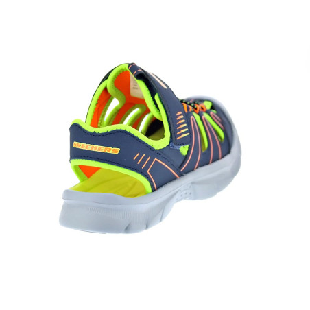 Sandalias Skechers zapatos Niño modelo Relix Valder Azul 
