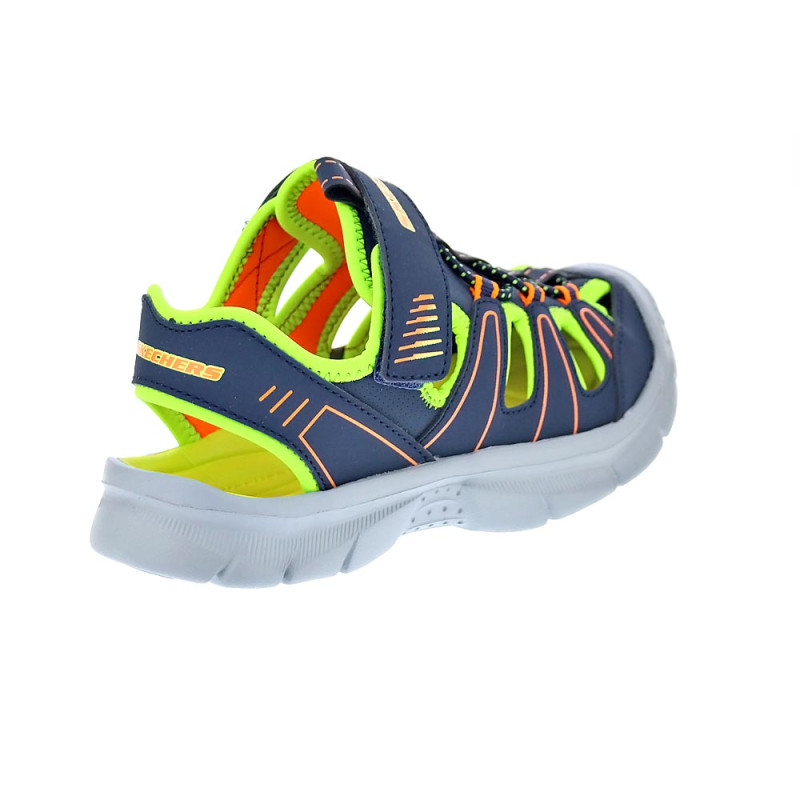 Sandalias Skechers zapatos Niño modelo Relix Valder Azul 