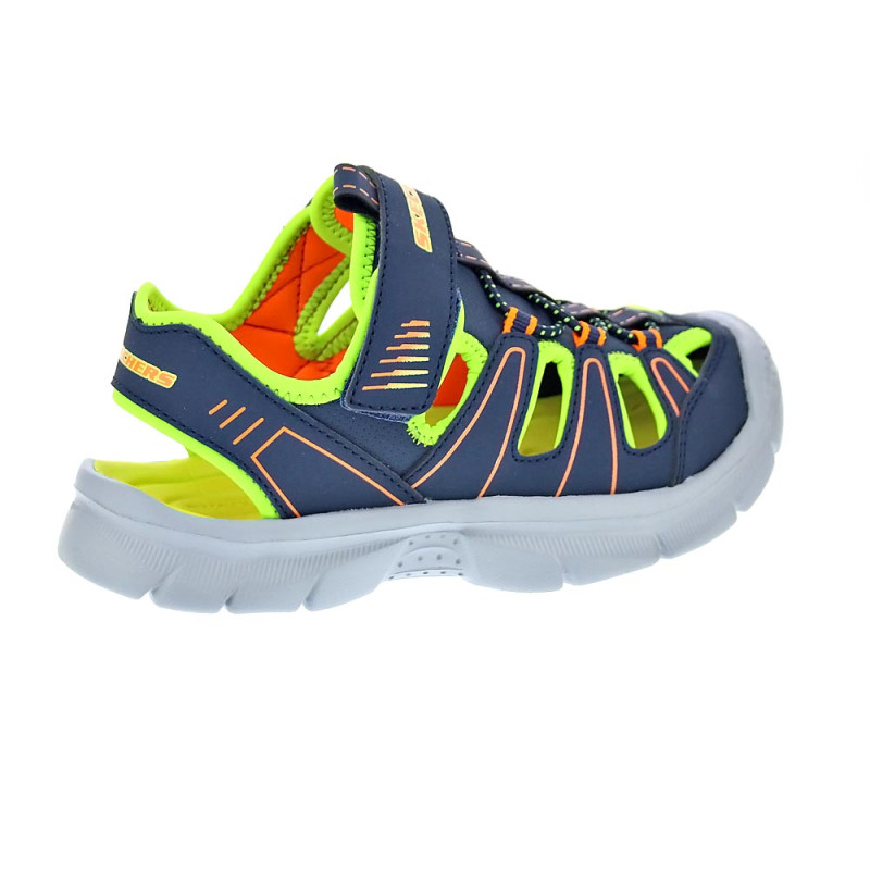 Sandalias Skechers zapatos Niño modelo Relix Valder Azul 