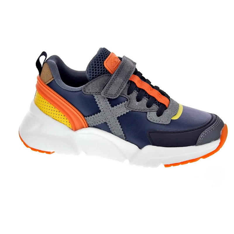 Zapatillas Munich zapatos Niño modelo Mini Track Vco Gris 