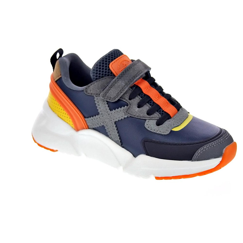 Zapatillas Munich zapatos Niño modelo Mini Track Vco Gris 