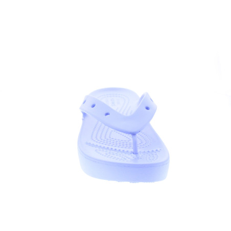 Sandalias Crocs zapatos Mujer modelo Classic Platform Flip Violeta 