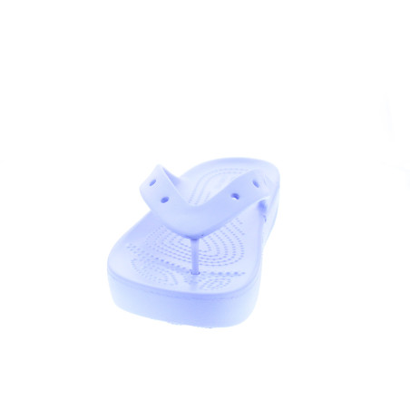 Sandalias Crocs zapatos Mujer modelo Classic Platform Flip Violeta 