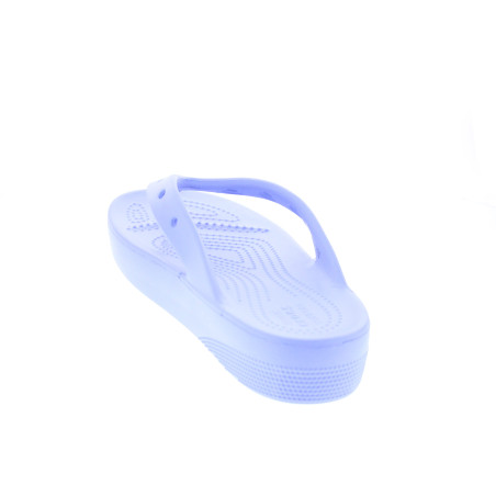 Sandalias Crocs zapatos Mujer modelo Classic Platform Flip Violeta 