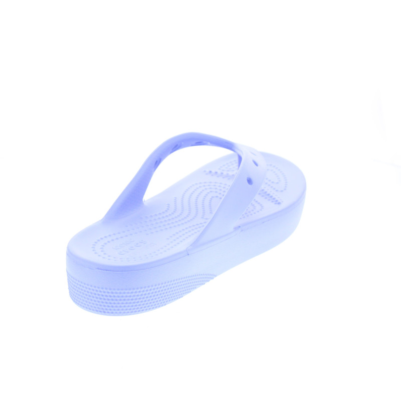Sandalias Crocs zapatos Mujer modelo Classic Platform Flip Violeta 