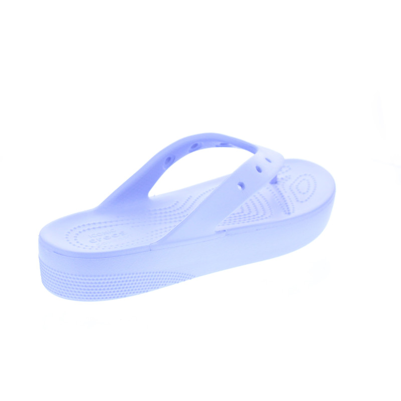 Sandalias Crocs zapatos Mujer modelo Classic Platform Flip Violeta 