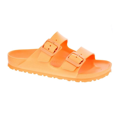 Chanclas Birkenstock zapatos Mujer modelo Arizona Eva Naranja 