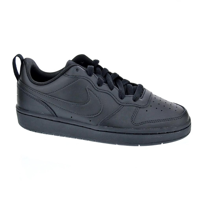 Zapatillas Nike zapatos Niño modelo Court Borought Negro 