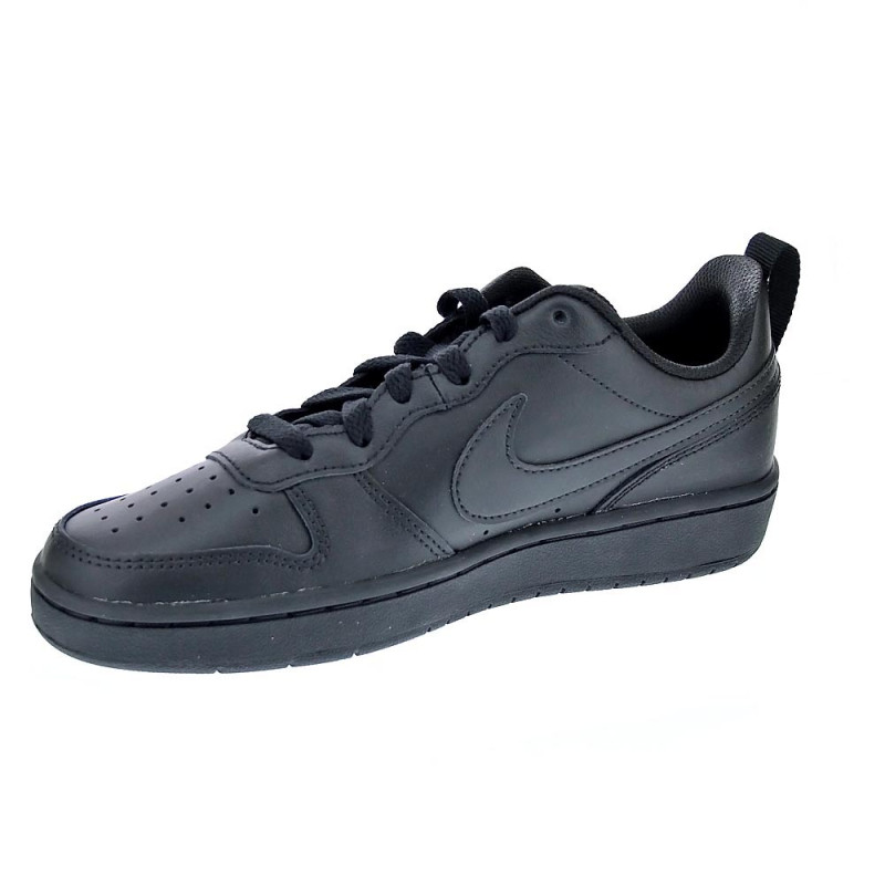 Zapatillas Nike zapatos Niño modelo Court Borought Negro 