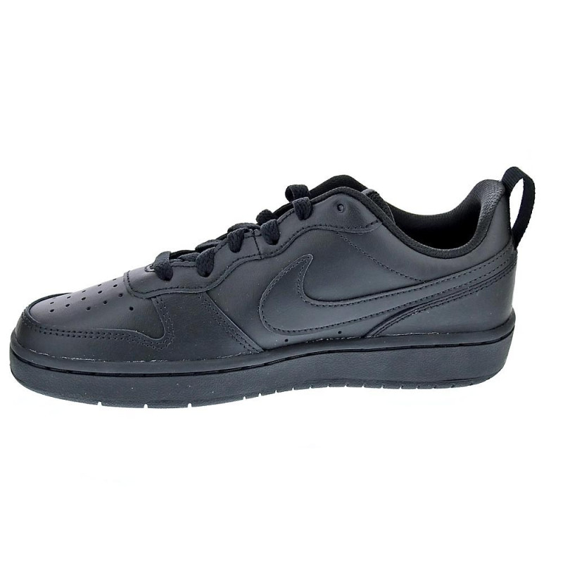 Zapatillas Nike zapatos Niño modelo Court Borought Negro 