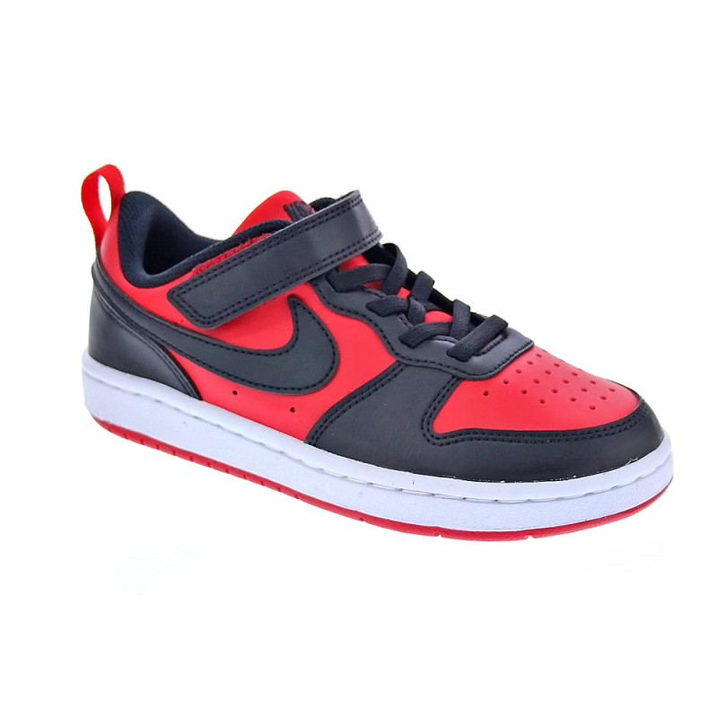 Zapatillas Nike zapatos Niño modelo Court Borought Rojo 