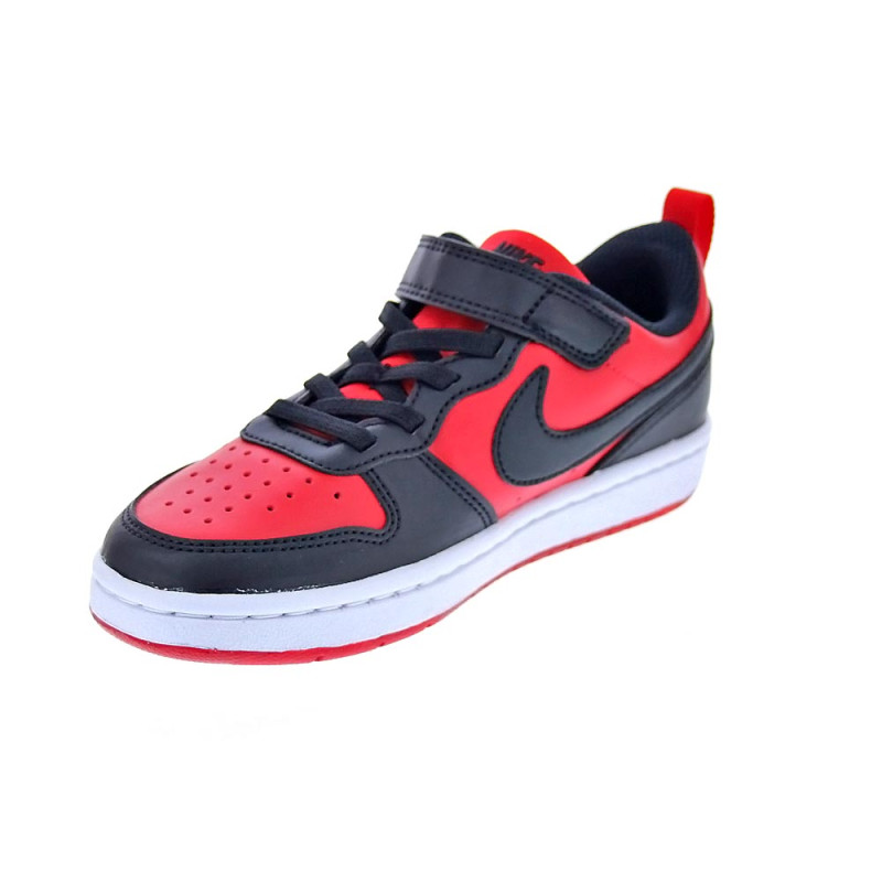 Zapatillas Nike zapatos Niño modelo Court Borought Rojo 