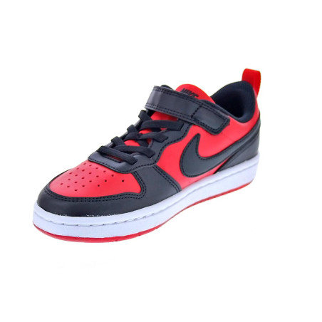 Zapatillas Nike zapatos Niño modelo Court Borought Rojo 