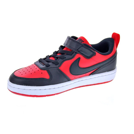 Zapatillas Nike zapatos Niño modelo Court Borought Rojo 