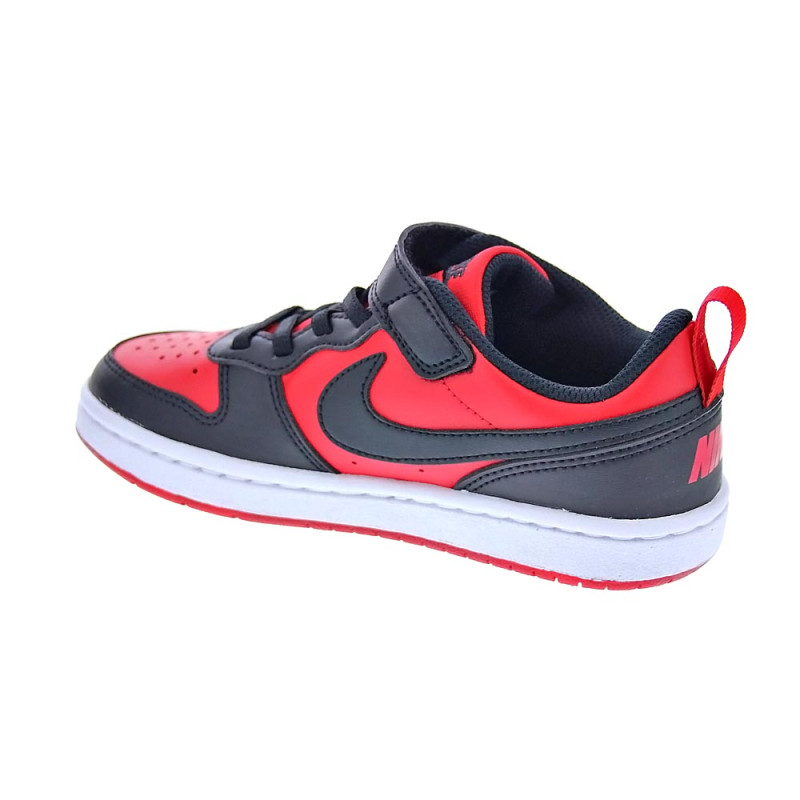 Zapatillas Nike zapatos Niño modelo Court Borought Rojo 