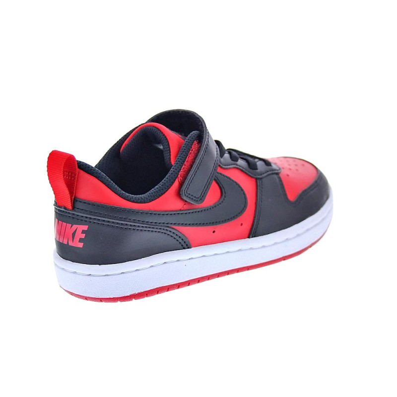 Zapatillas Nike zapatos Niño modelo Court Borought Rojo 