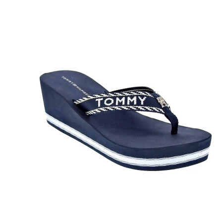 Sandalias Tommy Hilfiger zapatos Mujer modelo Wedge Sandal Azul 