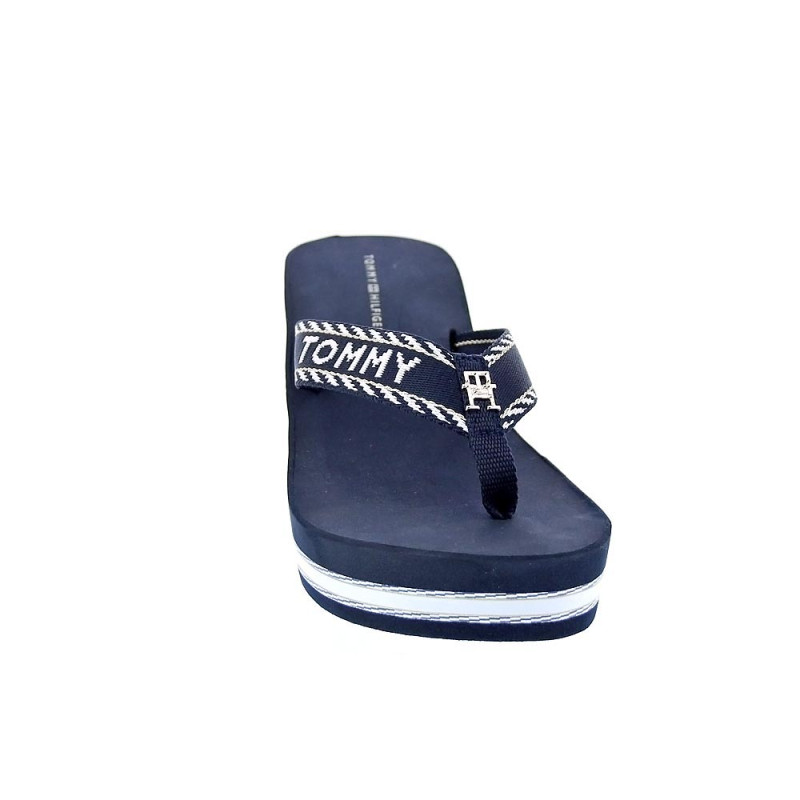 Sandalias Tommy Hilfiger zapatos Mujer modelo Wedge Sandal Azul 