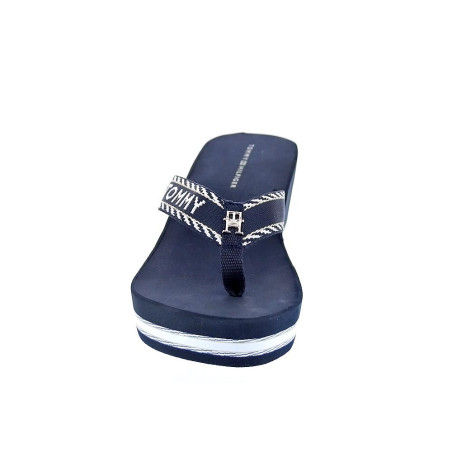 Sandalias Tommy Hilfiger zapatos Mujer modelo Wedge Sandal Azul 